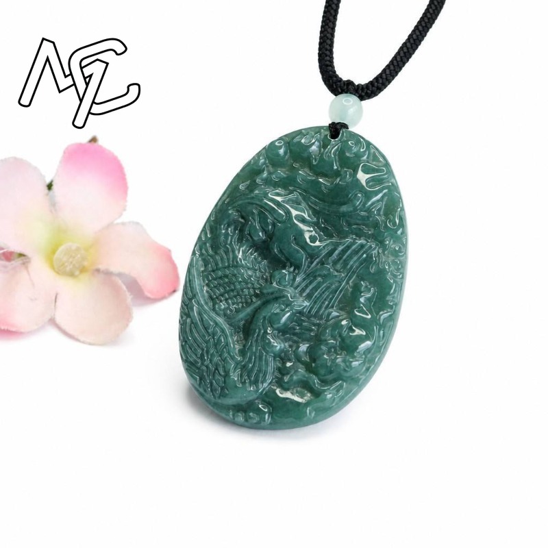 จี้สร้อยคอหยกมรกตธรรมชาติแท้ ร - Men'S Fashion Jewelry บทวิจารณ์และราคา