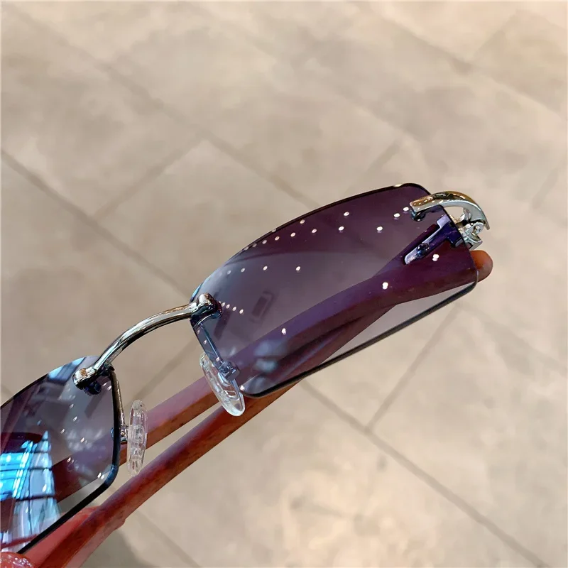 แว่นกันแดดไร้กรอบขนาดเล็ก ผู้ช - Men'S Fashion Rimless Glasses บทวิจารณ์และราคา