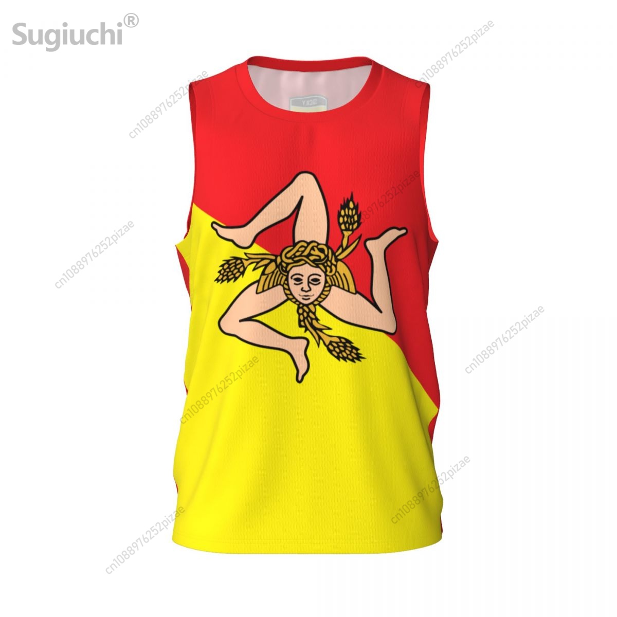 Sicily Sicilia เสื้อยืดกีฬาธง3 - Men'S Fashion Names บทวิจารณ์และราคา