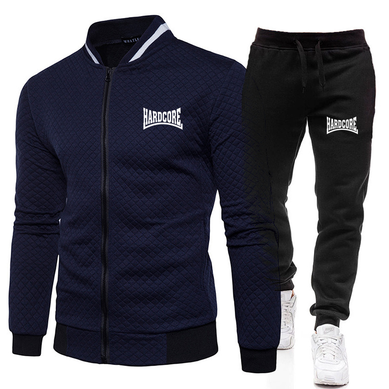 HARDCORE ชุดแจ็คเก็ตคอตั้งแฟชั - Men'S Fashion Zipper Jacket บทวิจารณ์และราคา