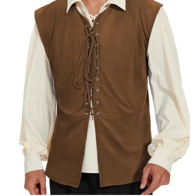 เสื้อกั๊กสไตล์ยุคกลาง ยุคเรอเน - Mens Fashion Vest บทวิจารณ์และราคา