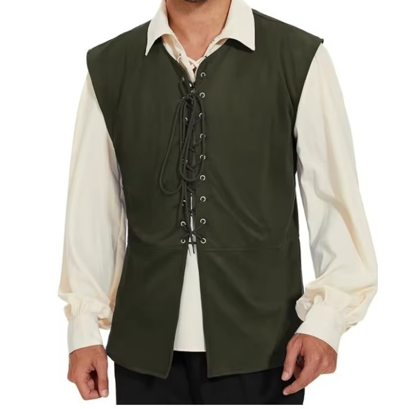 เสื้อกั๊กสไตล์ยุคกลาง ยุคเรอเน - Mens Fashion Vest บทวิจารณ์และราคา