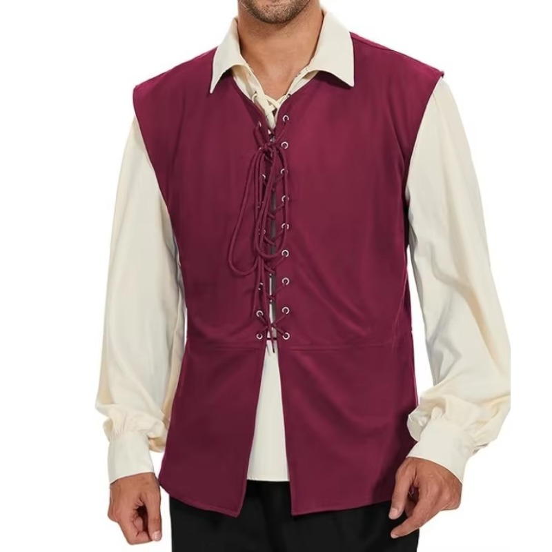 เสื้อกั๊กสไตล์ยุคกลาง ยุคเรอเน - Mens Fashion Vest บทวิจารณ์และราคา