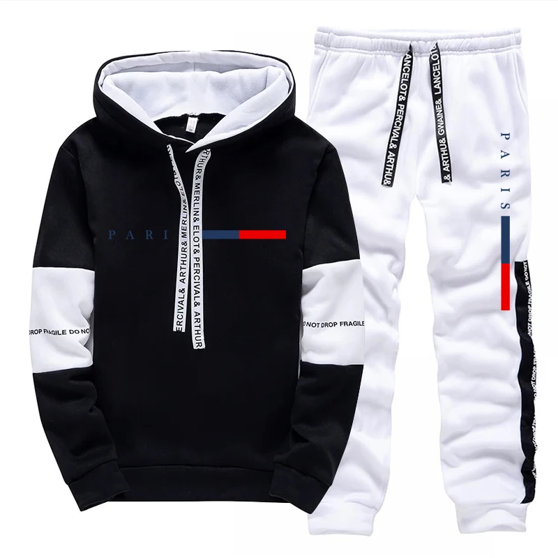 ชุดเซ็ตผู้ชาย/เสื้อฮู้ด/กางเกง - Paris Fashion Men บทวิจารณ์และราคา