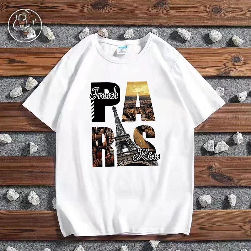 เสื้อยืดพิมพ์ลายเมืองแฟชั่นปาร - Paris Fashion Men บทวิจารณ์และราคา