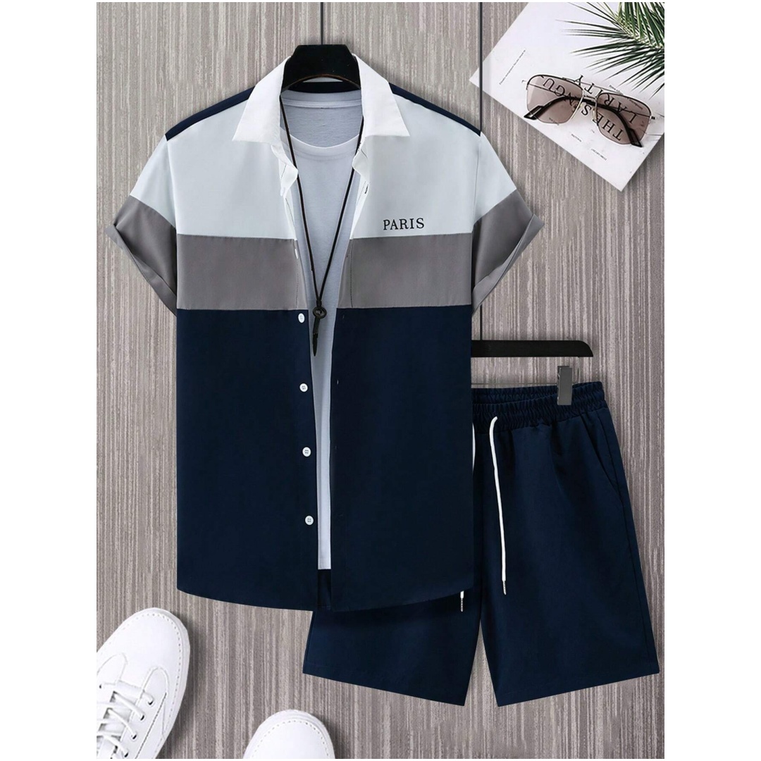 ชุดแฟชั่นผู้ชาย สีน้ำเงินและขา - Men'S Fashion Outfits บทวิจารณ์และราคา