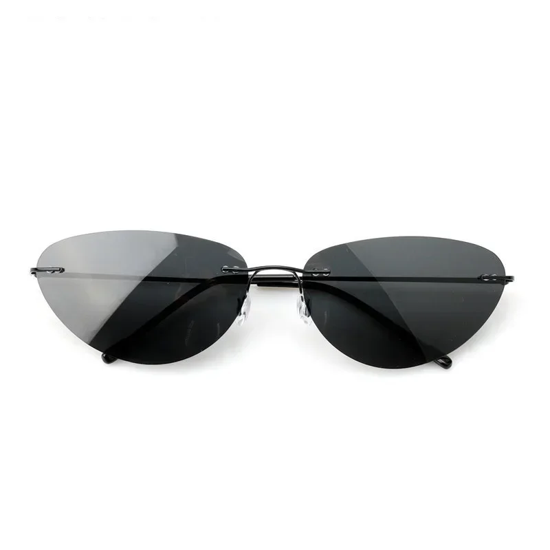 แว่นกันแดดโพลาไรซ์ Ultralight  - Men'S Fashion Rimless Glasses บทวิจารณ์และราคา