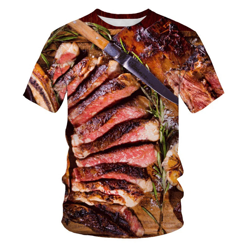 เสื้อยืดพิมพ์ลายไข่ดาว 3 มิติ  - Men'S Fashion Hamburg บทวิจารณ์และราคา